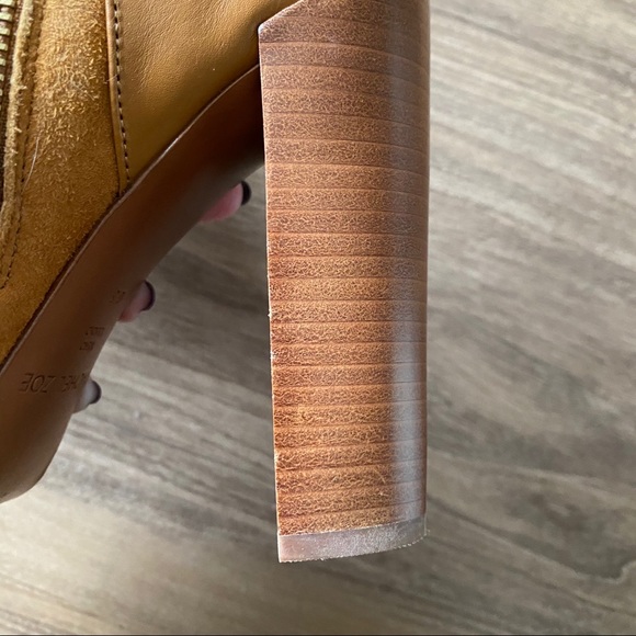 Rachel Zoe Brown Suede and Leather Booties - Picture 8 of 12